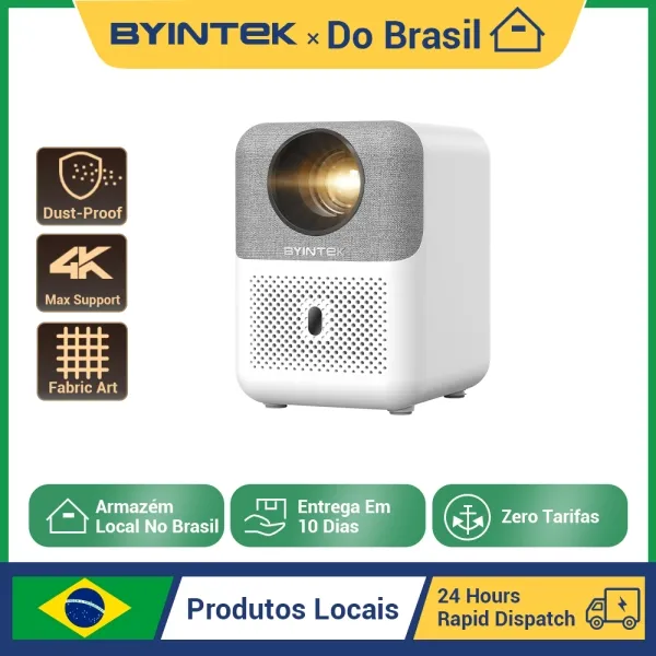 [No Br | Moedas R$429,94] Byintek Love U4 Smart Mini Projetor